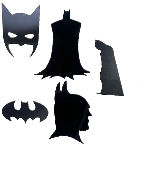 Dark Knight Silhouettes: Batman Wall Art Collection Laser Cutting Project - This laser-cut Batman wall art collection captures the essence of the Dark Knight through striking silhouettes and symbols. This project features iconic shapes like Batman’s cowl, logo, and profile, bringing a touch of Gotham to any room. Perfect as a gift for Batman fans or as a stylish addition to your space, these designs are easy to recreate.