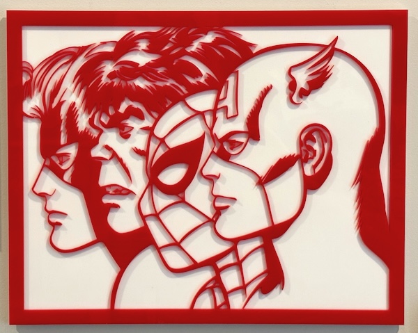 Face to Face with Heroes Laser Cutting Project - Show off your love for superheroes with this striking layered laser-cut artwork featuring iconic Marvel heroes! The design highlights Spider-Man, Captain America, Hulk, and Daredevil in bold red and white, offering an impressive depth through precision cutting. Perfect for Marvel fans and laser-cutting enthusiasts, this project combines creativity with craftsmanship. Download the design files, follow the step-by-step instructions, and craft this eye-catching piece. Ideal for decorating your space or gifting to your favorite Marvel enthusiast.